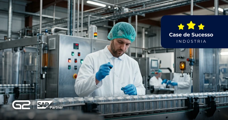Grande indústria de produtos de limpeza ganha mais controle operacional com SAP Business One