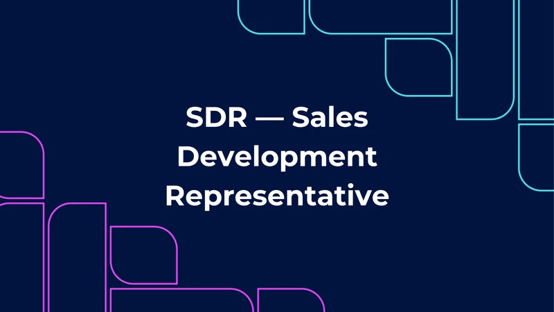 SDR (Sales Development Representative)